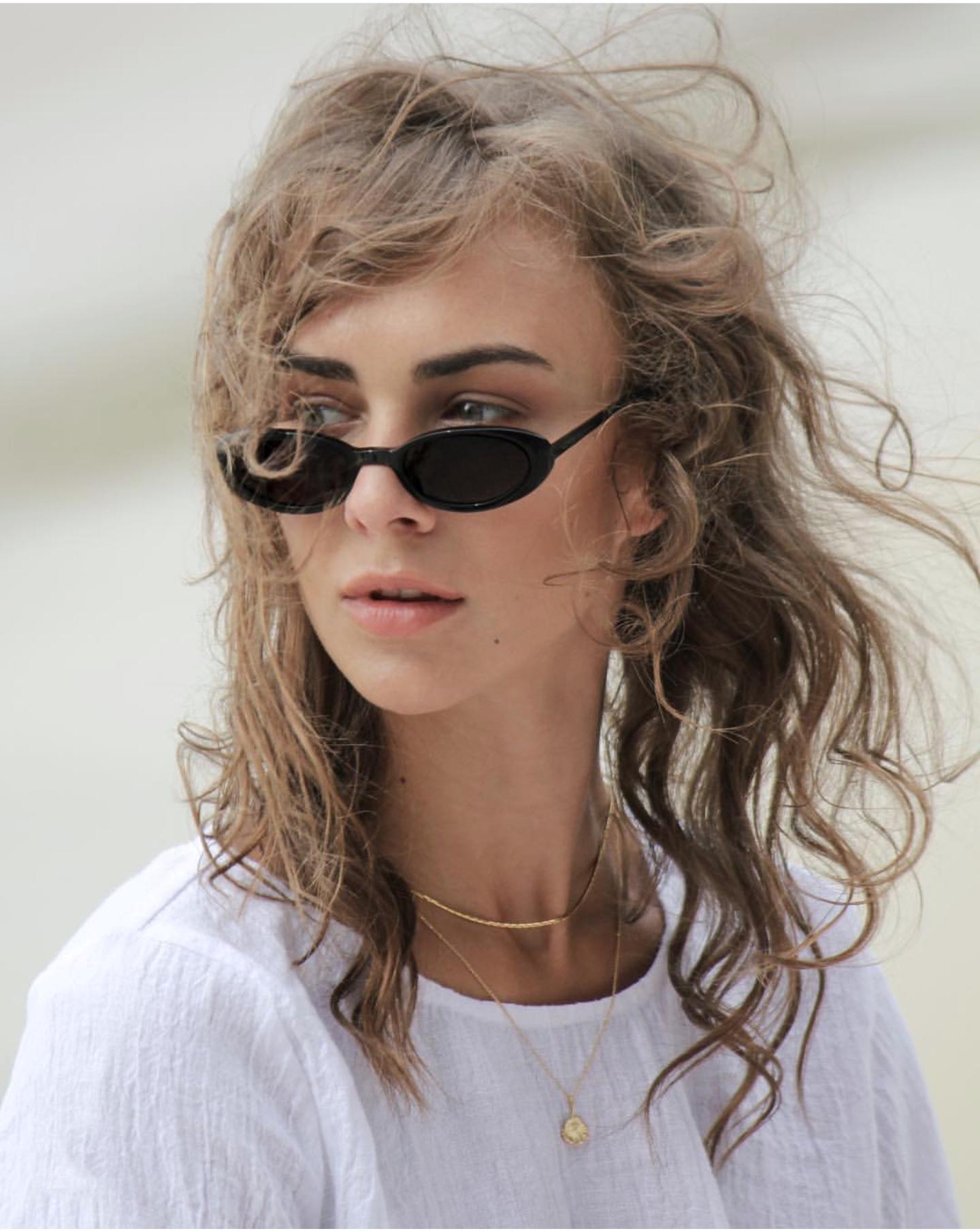 WTEMPO Sunglasses oval lens frame sunglasses women's UV400 protection eyewear