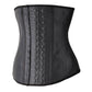 Women Extra Strong Latex Waist Trainer Trimmer Long Torso with 3 Hook Rows and Zip
