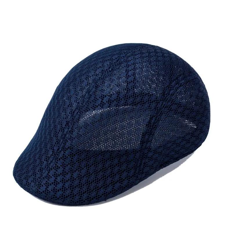 Spring Autumn Peaked Cap Men's Net Cap Summer Sun Protection Hat Women's Casual Painter Hat Outdoor Sun Hat Beret