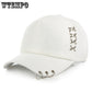 Dad Hat Creative Piercing Ring Baseball Cap Punk Gorras Bone Masculino Feminino Beisbol Hip Hop Snap