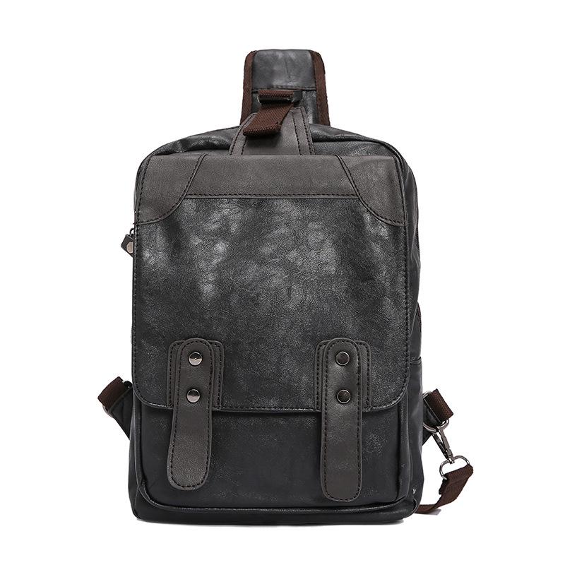 Chest Bag Men Waterproof Large Capacity Messenger Bag Outdoor Leisure Sports Fitness Shoulder Bag