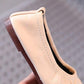 Girls' Leather Shoes Summer Girls' Shallow Mouth Single Shoe Korean Version Egg Roll Shoes Soft Soles Set Feet Spring and Autumn