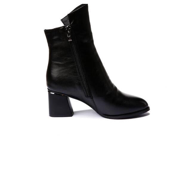Autumn Winter Women's Shoes Ladies Booties Female Middle Boots Female Non-slip Martin Boots