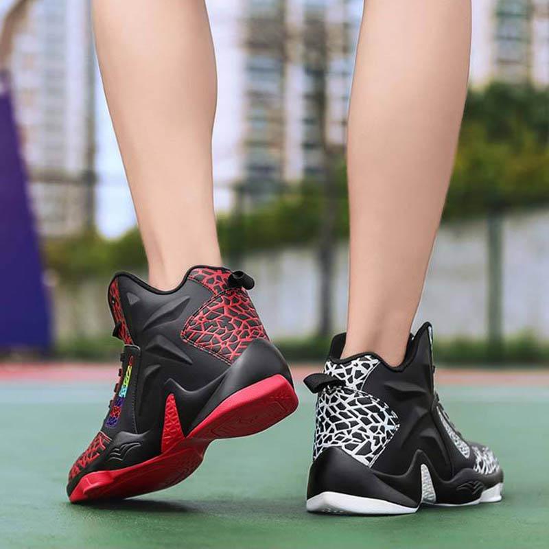 Men Shockproof  Sneakers High-top Basketball Shoes Breathable Women Running Shoes Tactical Boots