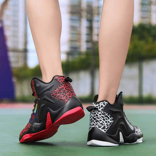 Men Shockproof  Sneakers High-top Basketball Shoes Breathable Women Running Shoes Tactical Boots