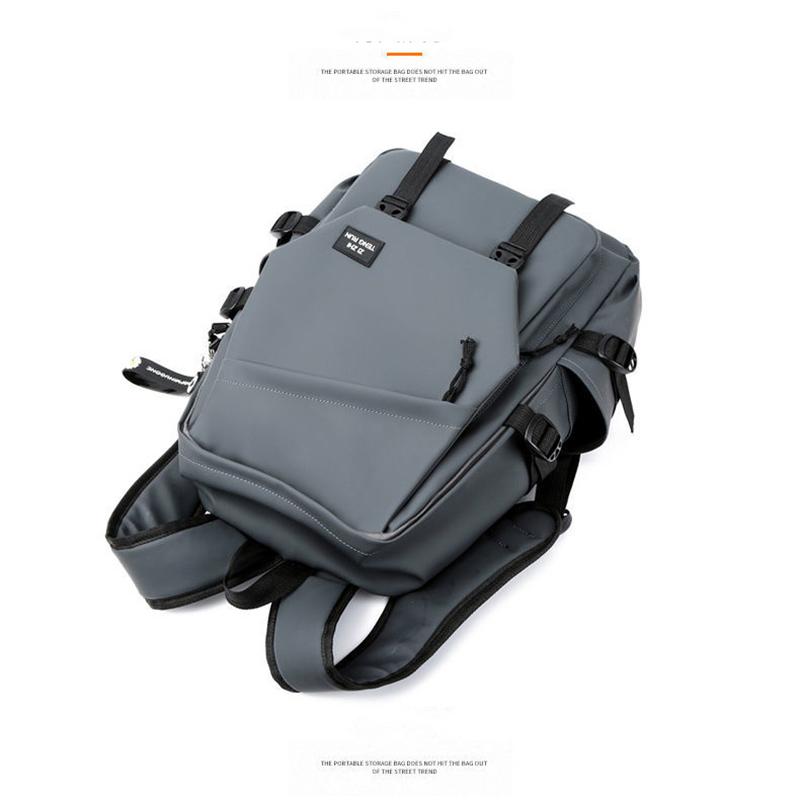 Male College Students Fashion Trend School Bag Campus Backpack Men's Shoulder Bag Korean Version of Simple Female Wild Travel Computer Bag