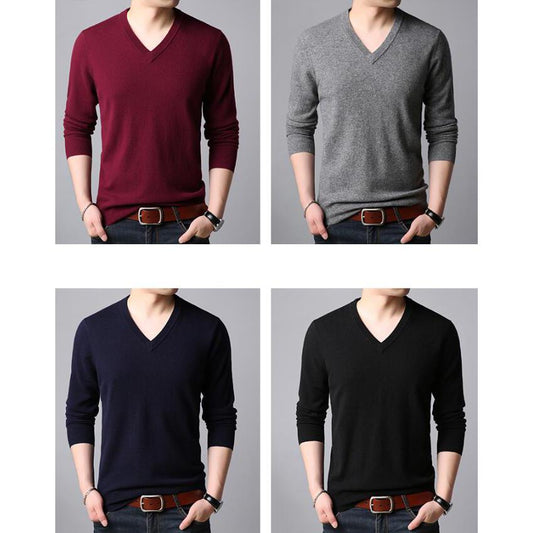 Cashmere Sweater Men Brand Clothing Mens Sweaters Casual Shirt Autumn Wool Pullover Men Pull Homme