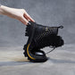Women's British Wind Boots Platform Hollow Martin Boots Spring Sandals