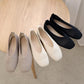 Fangtou Granny Shoes Women's New Soft Soled Hollow Out Casual Shoes Flat Sole Single Shoes