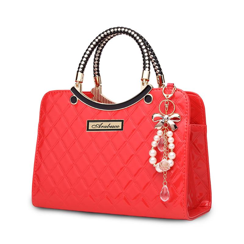 Big capacity European and American style Shoulder Handbag Trendy wild Woman bag Leather bag