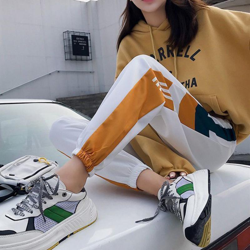 Ins Track Pants Summer Thin Harem Pants Harajuku Bf Style Hiphop Student Korean Style Trendy Loose Casual Pants