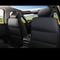 Fully enveloped leather car seat with universal non-slip five seat car seat cover comfort