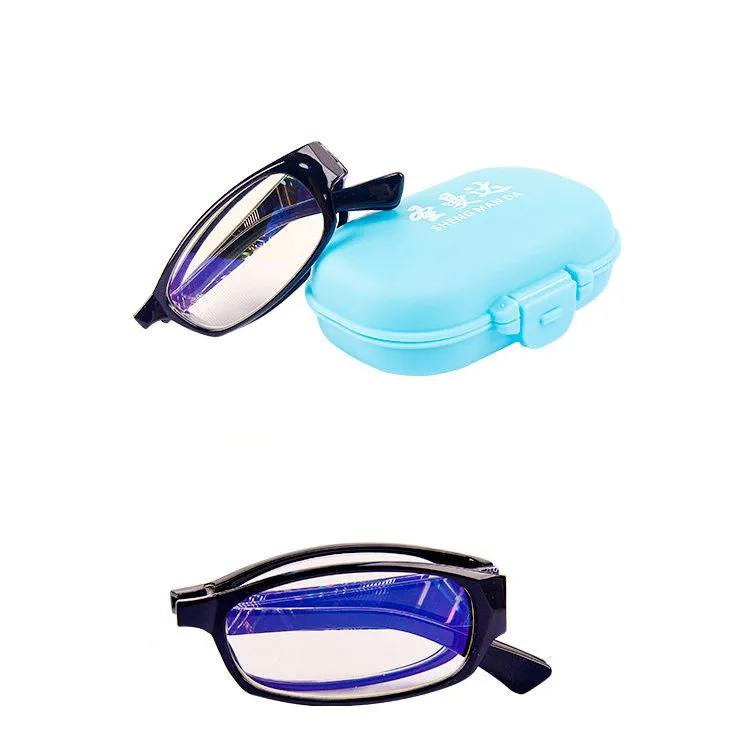 Japan Imported Presbyopic Glasses Female High-definition Folding Presbyopic Glasses Male Anti-blue Light Anti-fatigue Foldable Old Age Glasses