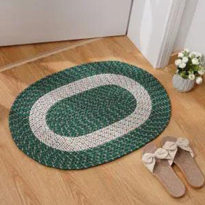 Hand-woven Floor Mats Printed Carpet Floor Mats Door Mats Bathroom Floor Mats Kitchen and Bathroom Door Absorbent Pads