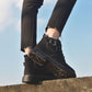 Women Martin Boots Autumn Winter Boots Lace-up Snow Ankle Boots Warm Fur Plush Women Shoes 35-40