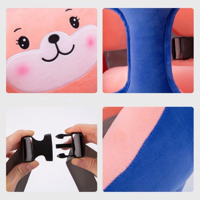 Baby School Seat Dining Chair Safety Belt Anti-fall and Anti-rollover Infant Chair Sofa Thickened Sponge Cartoon Style