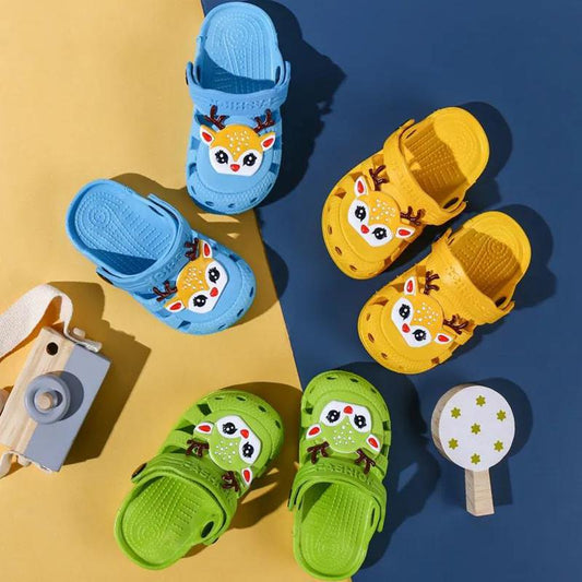 Handsome Children's Spring and Autumn Slippers for Boys and Girls In Summer Non-slip Cute Baby Toddler Shoes Soft Sole Baotou Sandals