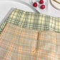 Women High Waist Pleated Skirt School Girl Plaid A-Line Flare Skater Short Skirt Uniforms Cosplay Sweet Girls