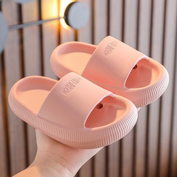 WTEMPO Unisex Slippers Baby Thick Bottom Soft Like Bread Lightweight  Non-slip Beach Bedroom Home Bathroom