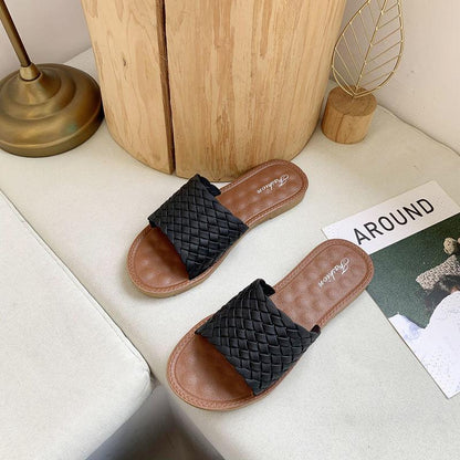 Slippers, Women's Summer Wear  Home Non-slip Shoes  Female Students  Korean Fashion Shoes  Ladies Sandals