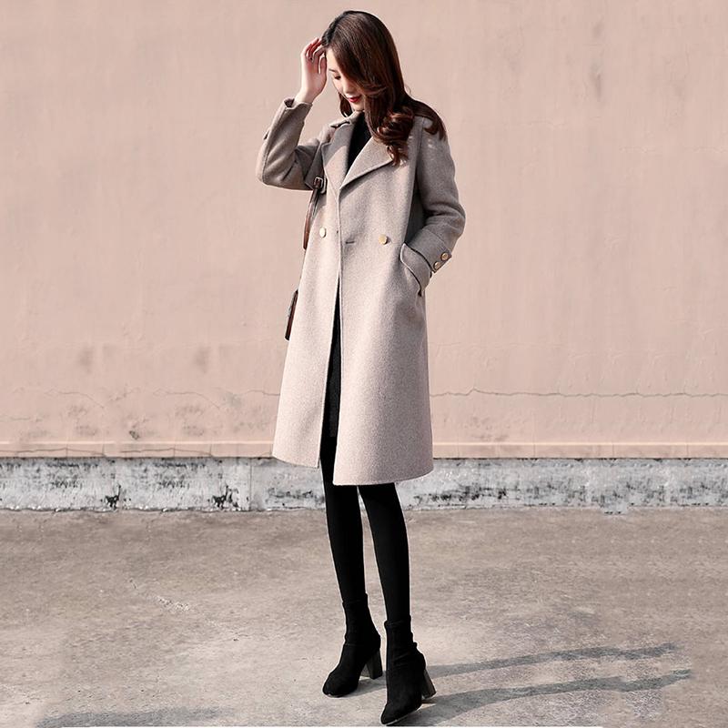 Woolen Coat Women Winter Clothes Women Winter Jacket Women Christmas Wear Plus Size Ladies Outwear