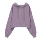 Sweatshirt Women's Short Loose Korean Style Spring and Autumn Hooded Pullover Top
