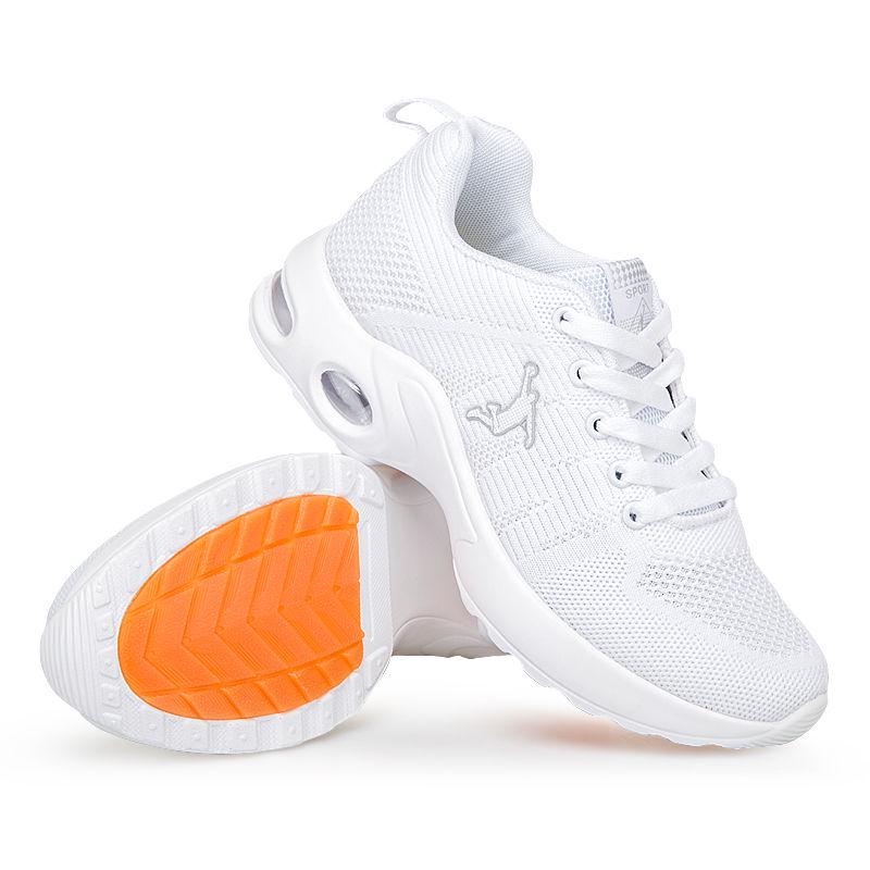 Summer Sports Shoes Female Students Air Cushion Shoes Women Breathable Mesh Large Size Casual Running Shoes