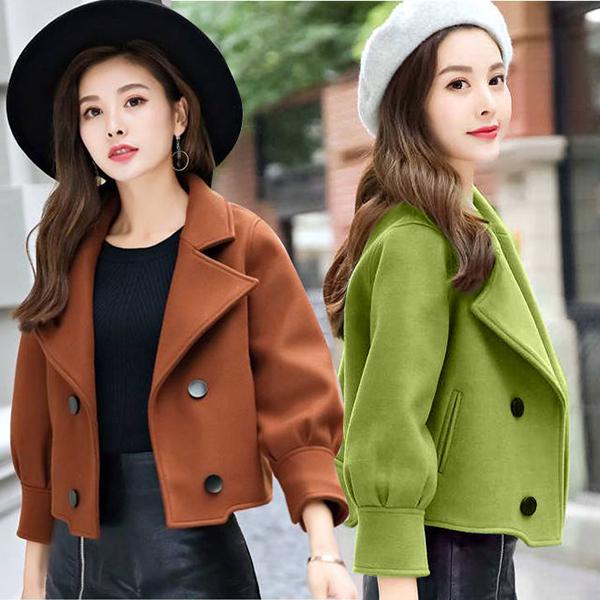 Casual Winter Coat Sweater Fashion Jacket Fleece Wear Both Sides Long Sleeve Faux Fur Coat