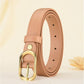 Belt Women's Fashion All-match Jeans Learn Fine Women's Decorative Leather Belt