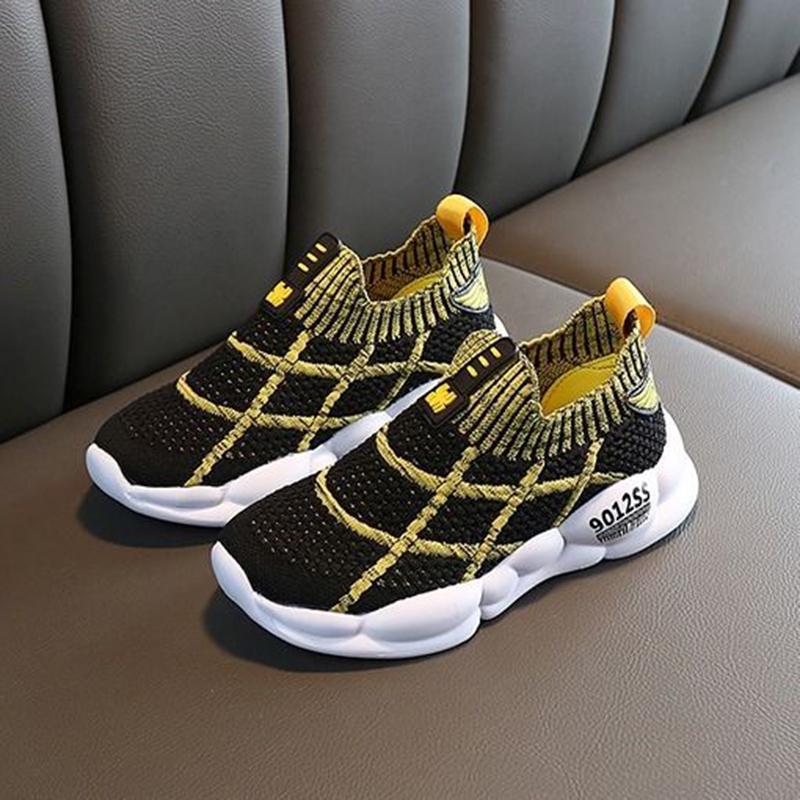 Baby Boys Girls Mesh Solid Ankle Shoes for Children Kids Breathable Casual Sport Shoes Sneakers