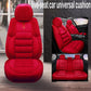 Fully-enclosed 5-seater car cushion winter warm and comfortable plush seat cover car cushion