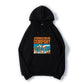 Winter Warm and Comfortable Printed Hooded Men's and Women's Jackets Men's Loose Couples Hedging and Fleece Tops