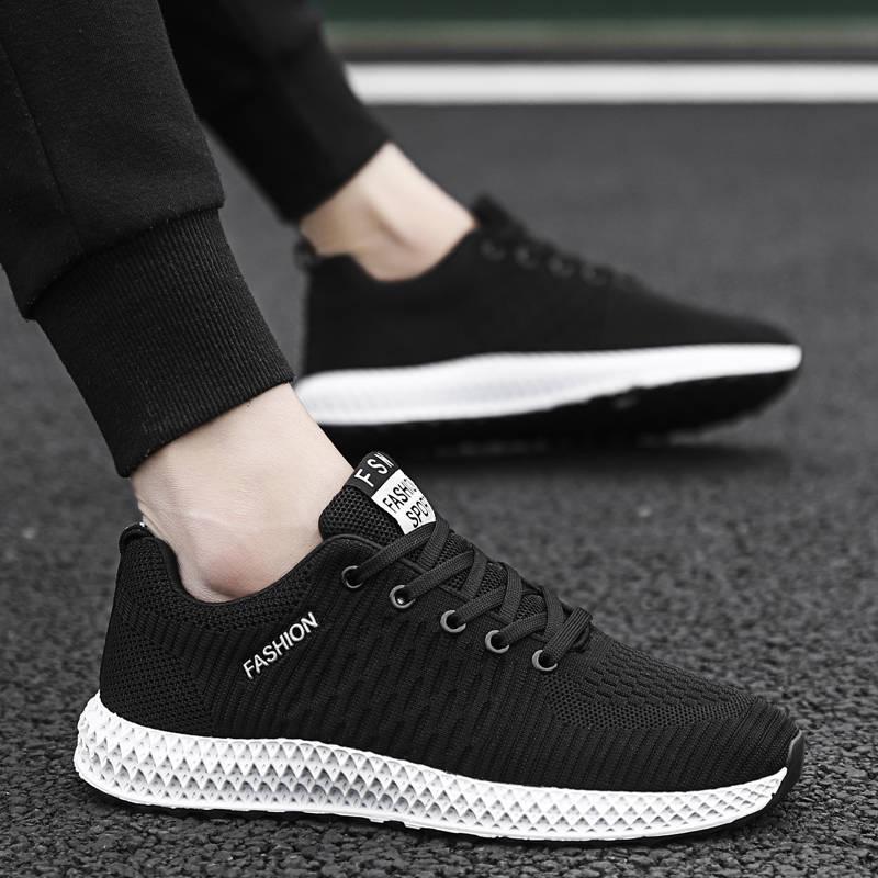 Shoes Men Sneakers Zapatillas Hombre Man Breathable Casual Shoes Fly Woven Sneakers Running Shoes