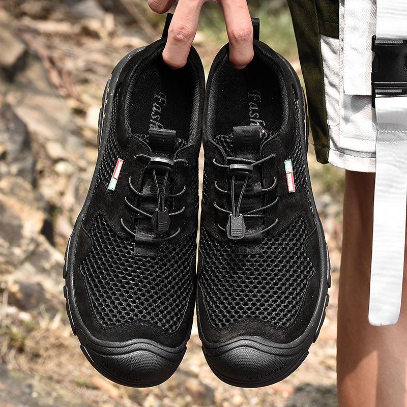Plus Size 38-46 Men Outdoor Water Sneaker Non Slip Hiking Climbing Aqua Shoes Beach Barefoot Upstream Shoes Seaside Shoes