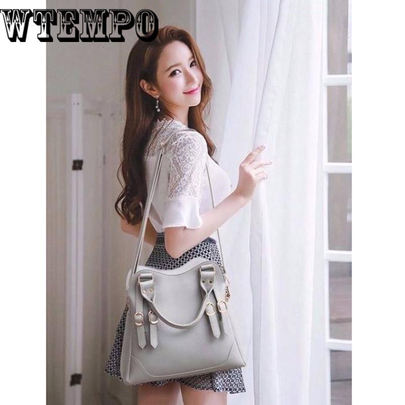 Women's bag summer wild shoulder bag Messenger bag large capacity trend leisure bag three-piece
