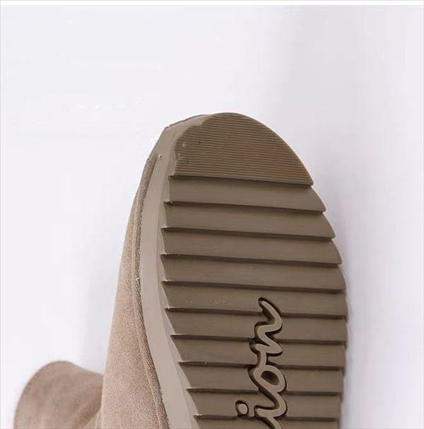Women's High-top Cotton Shoes Winter Flat Boots Plus Fleece Shoes All-match Warm Girls Snow Boots