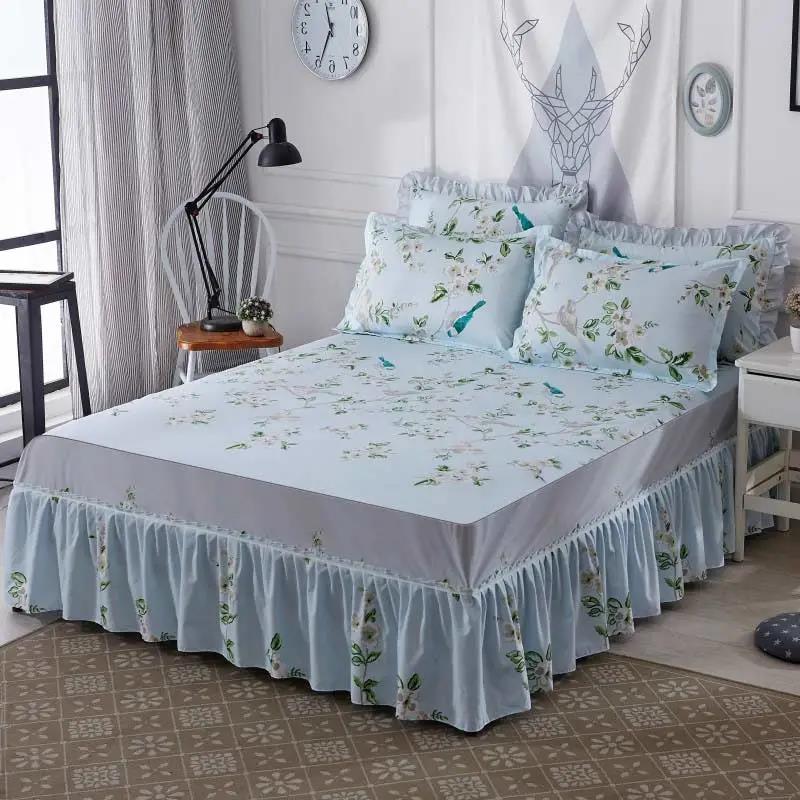 Bedroom Household Korean Style Princess Bed Cover One-piece Bed Skirt Bed Sheet Sheet Simmons Protective Cover