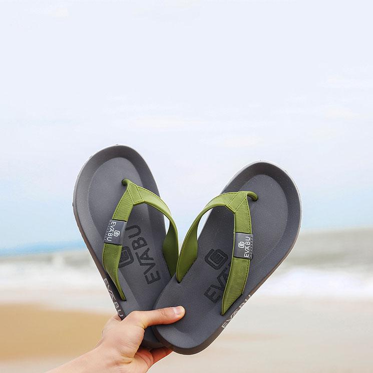 Large Size Non-slip Indoor Bathroom Flat Couple Slippers Men's and Women's Spring Summer Outdoor Beach Slip-on Slippers