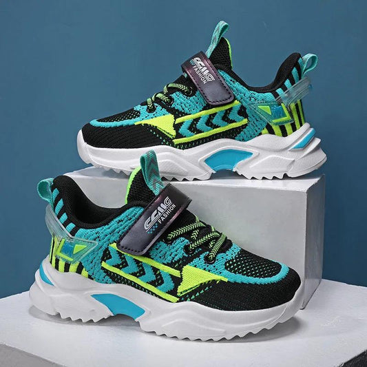 Big Children Shoes Boys Sneakers Kids Girls Light Sport Shoes Breathable Mesh Running Shoes Basket Shoes Hollow Cushion Tenis Infantil