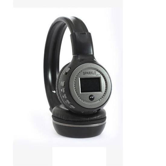 LED Display Wilress Headphones Bluetooth 4.0 Headset Stereo Noise Canceling Sports Earphone with Mic