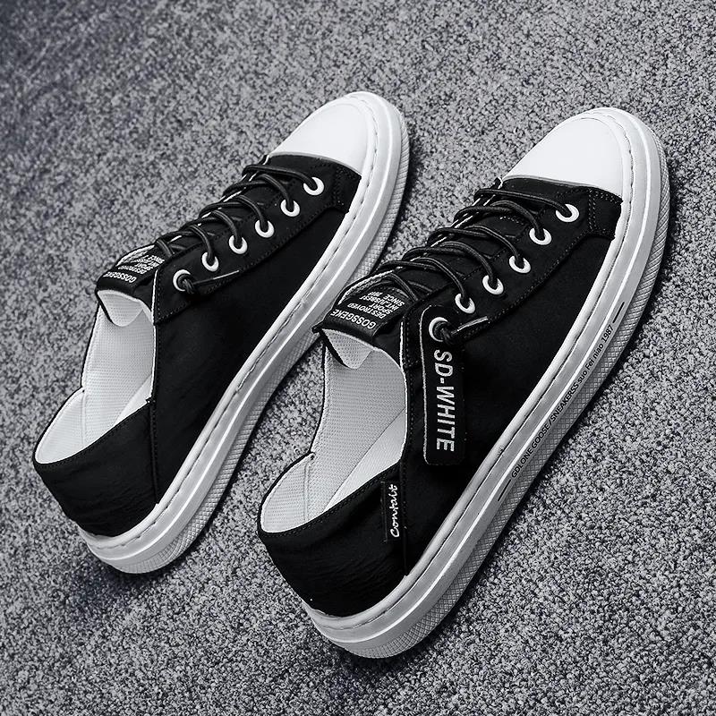 New Summer Men's Shoes Breathable Canvas Sneakers Casual Shoes Trend All-match Cloth Shoes