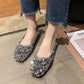 Plus Size 35-40 Summer Women Outdoor Flat Bohemian Beach Wear-resistant Non-slip Office Lady Sequins Shoes