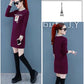 Plus Velvet Padded Sweater Women's Warmth Self-cultivation Sexy Pullover Korean Knitted Sweater Autumn and Winter Long Women's Jacket