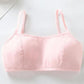 Student Girl Spaghetti Straps Training Bra Underwear Cute Cartoon Bralette Cute
