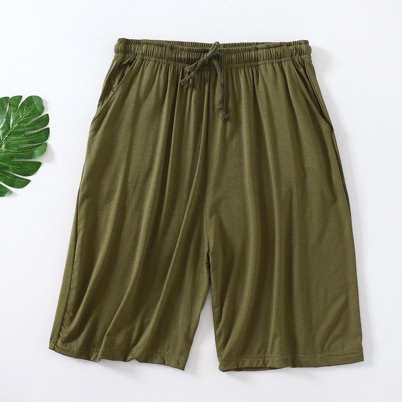 Summer Thin Modal Men's Five-point Pants Loose Plus Size Casual Home Shorts Comfortable Breathable Sports Shorts