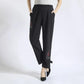 Middle-aged and Elderly Spring, Autumn and Winter Models Micro-elastic Elastic High-waist Embroidered Mother Wear Casual Pants Plus Velvet Thickening
