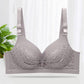 Baby Cotton Gathered Breathable Non-rigid Ring Adjustment Type Closed Auxiliary Breast Anti-sagging Women's Underwear Bra