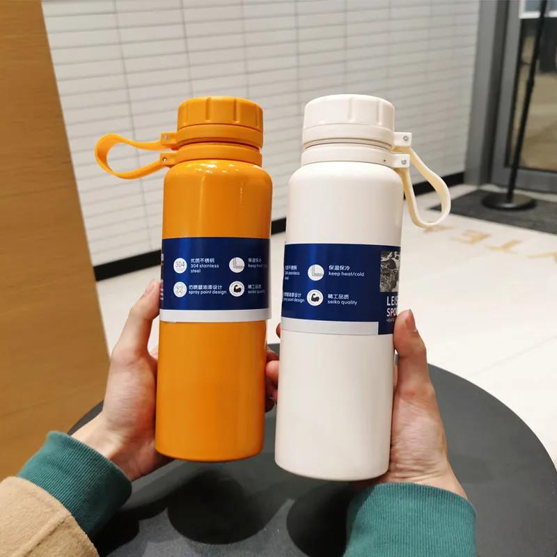 Insulation Cup Stainless Steel Male Large Capacity Outdoor Kettle Insulation Cup Portable Female Student Korean Style Simple Cup