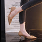 Ladies Elegant Single Shoes All-match Pointed High Heels Women Stiletto 5cm Sandals Women's Soft Leather High Heels