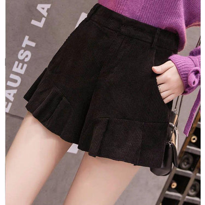 Autumn Winter Fashion Women Shorts High Waist Casual Shorts Women Short Pants Ladies Shorts